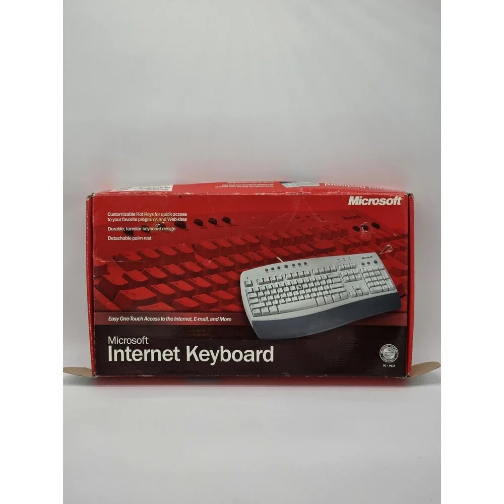 Microsoft KFKEA4XA Wired Keyboard, One Touch Access To the Internet